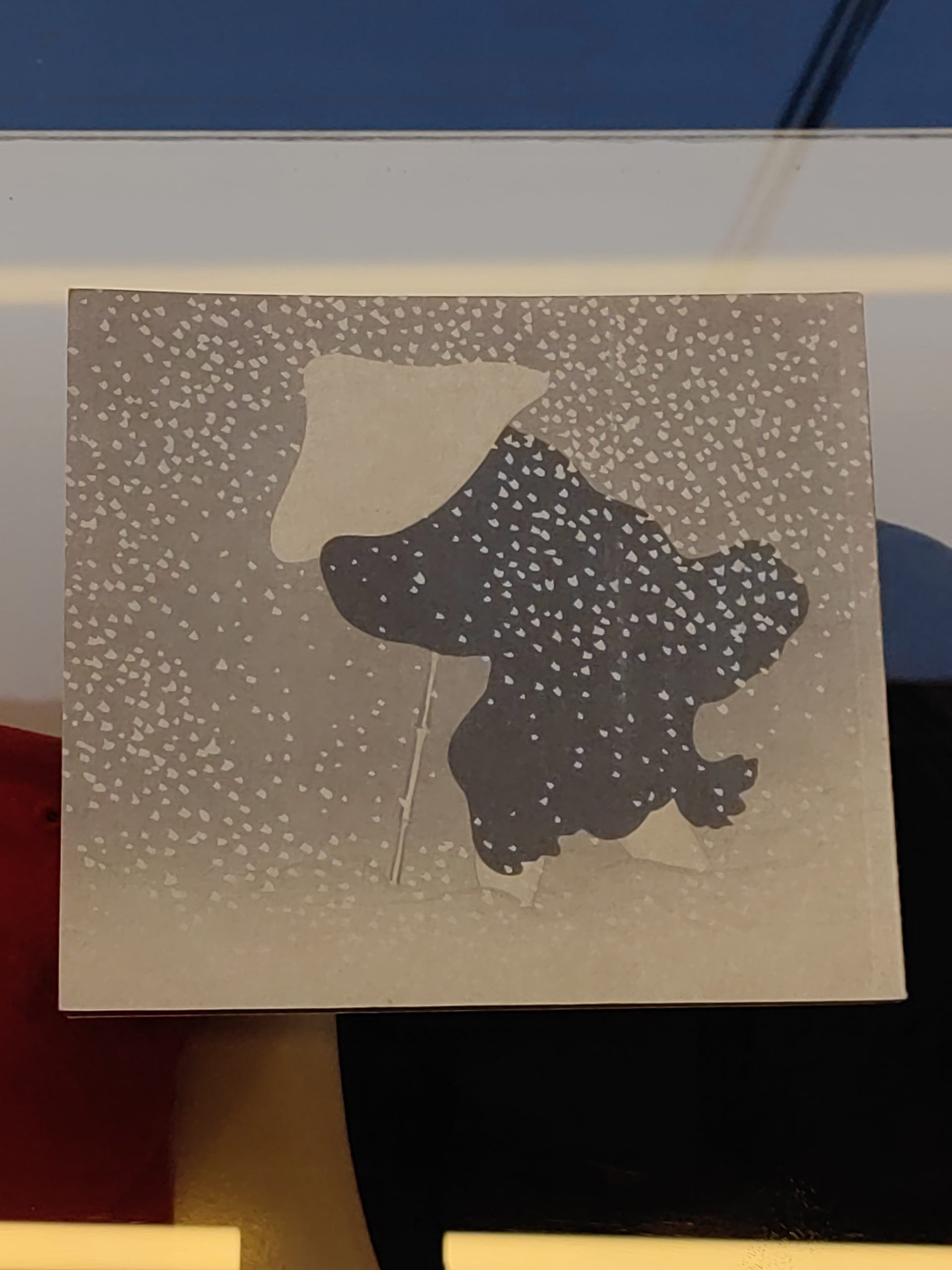 دفتر نقاشی خشتی طرح سامورایی در برف