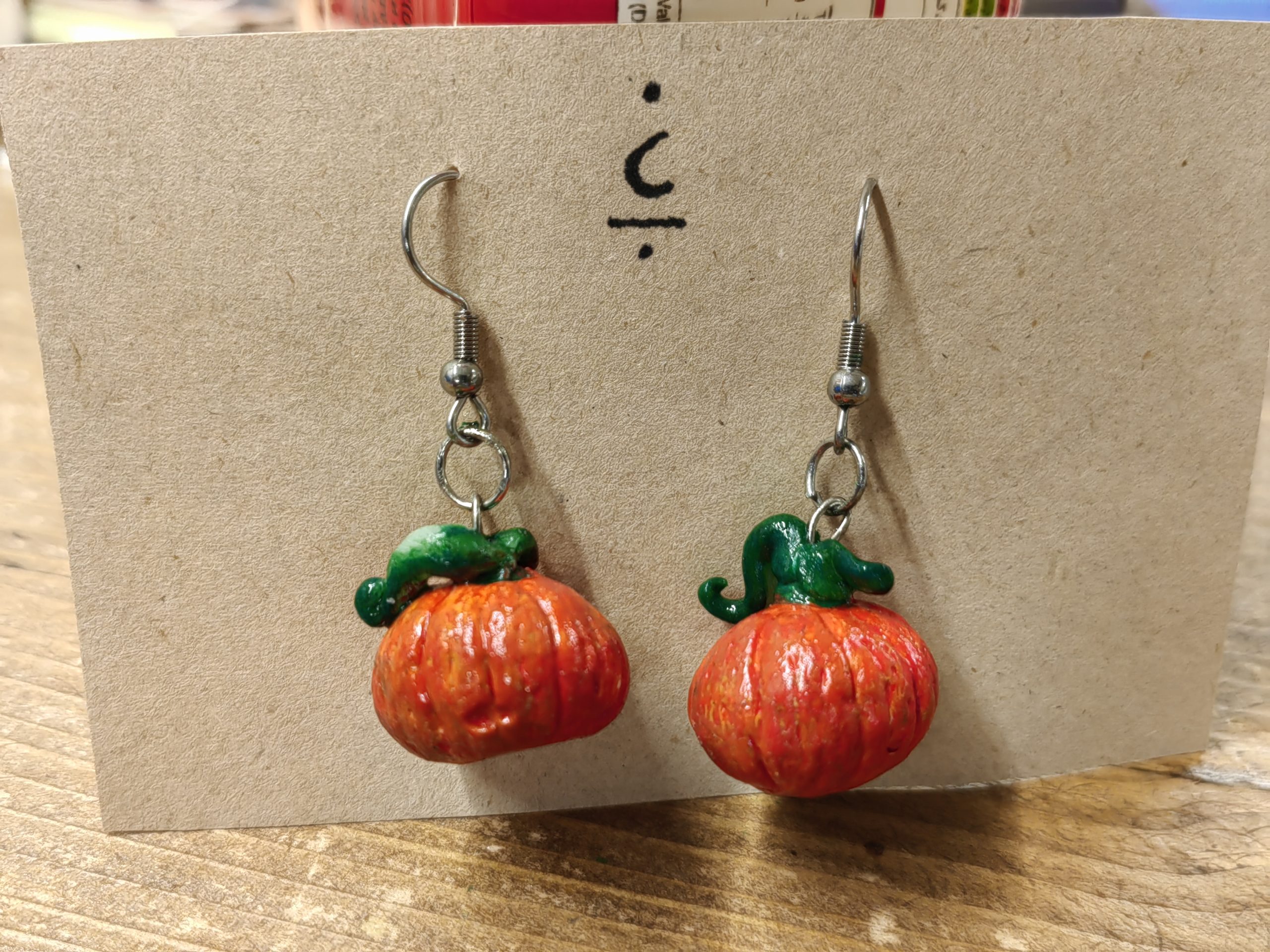 گوشواره مدل کدو تنبل